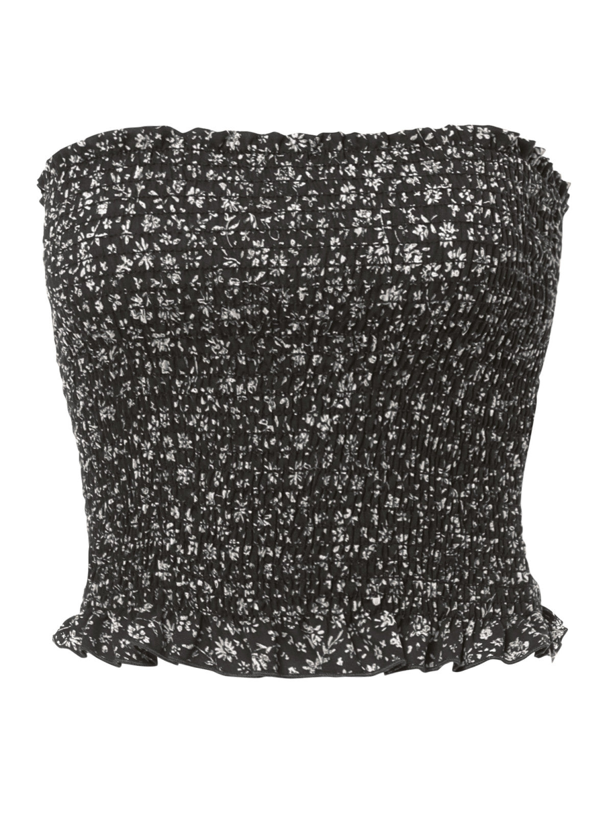 Black Flower Print