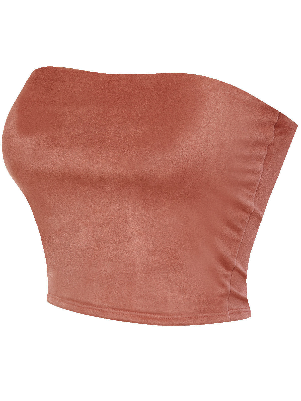 Faux Suede Rust