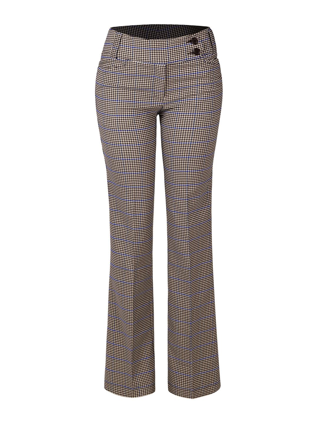 Brown Blue Plaid 25