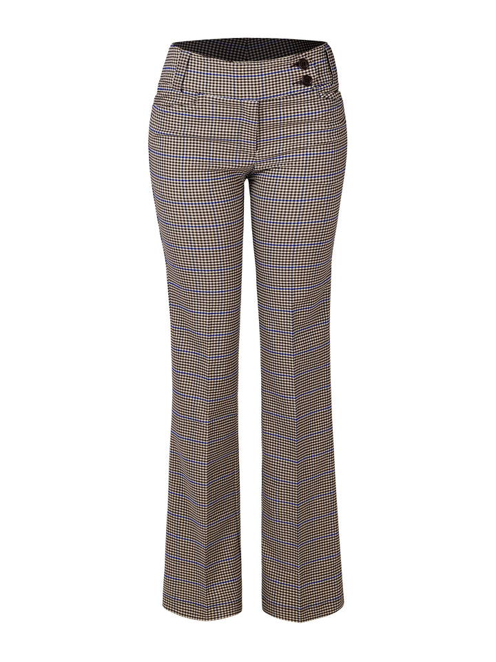 Brown Blue Plaid 25
