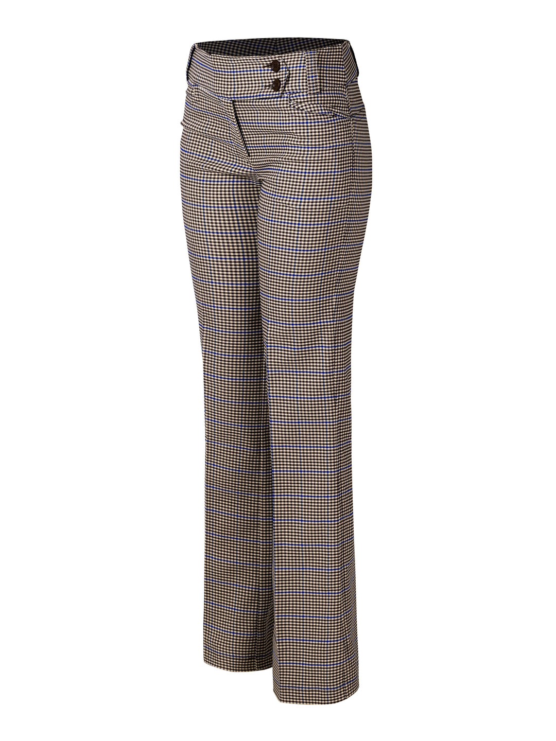 Brown Blue Plaid 25