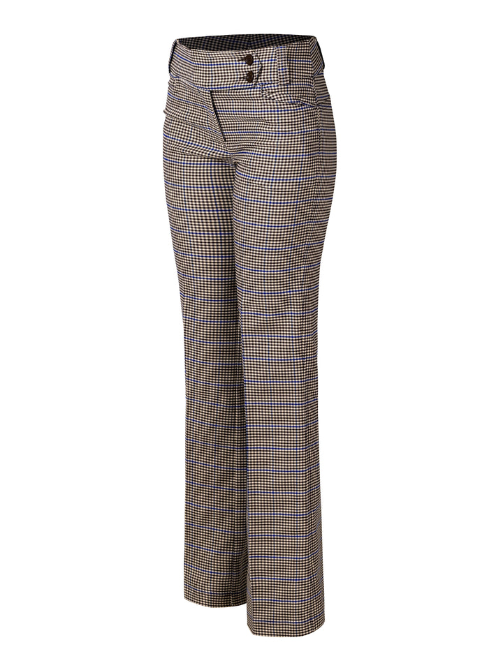Brown Blue Plaid 25