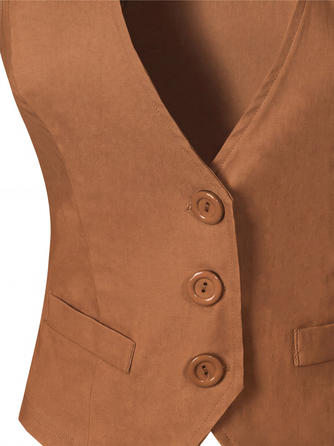 Dressy Casual Versatile Racerback Vest Tuxedo Suit Waistcoat