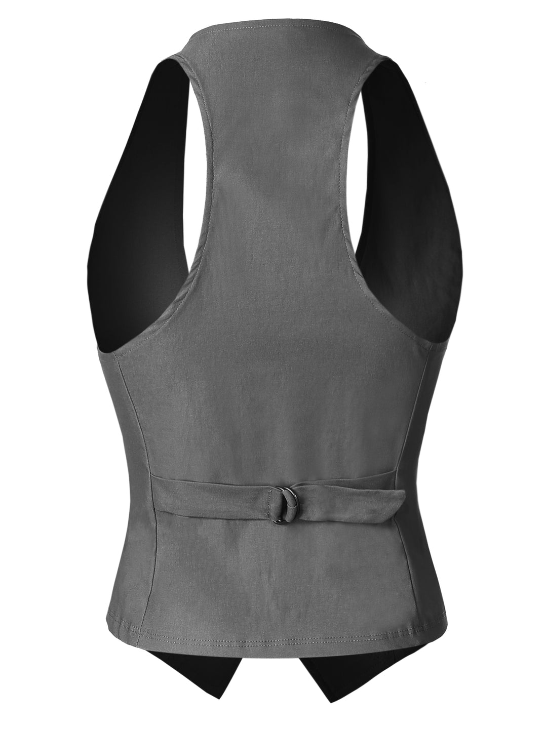 Dressy Casual Versatile Racerback Vest Tuxedo Suit Waistcoat