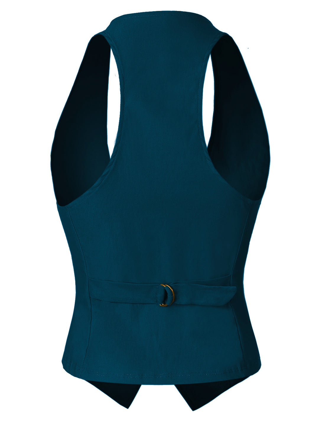 Dressy Casual Versatile Racerback Vest Tuxedo Suit Waistcoat