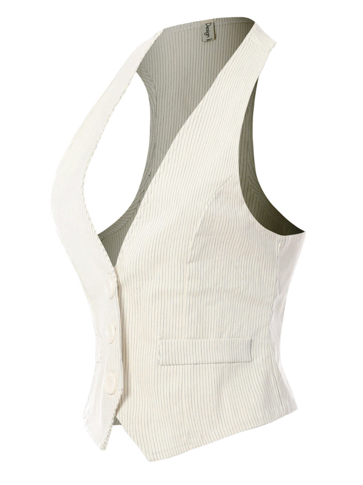 Stripe White/ Black