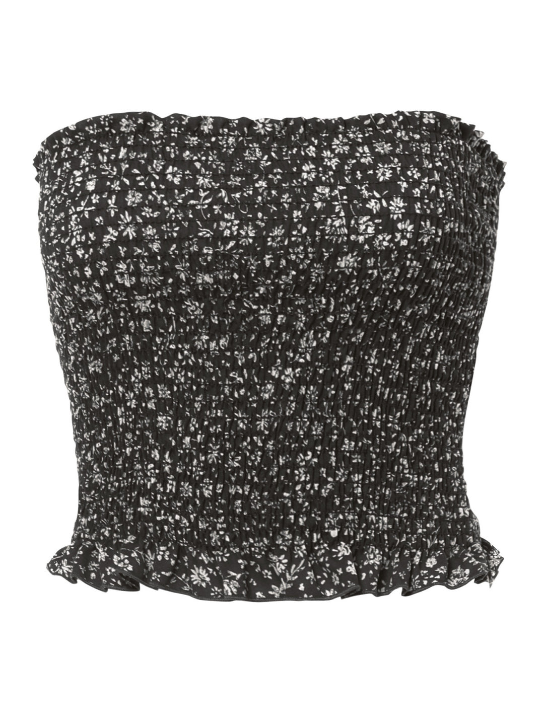 Black Flower Print