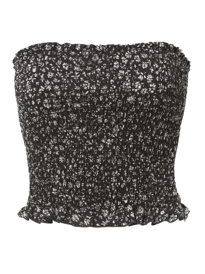 Black Flower Print