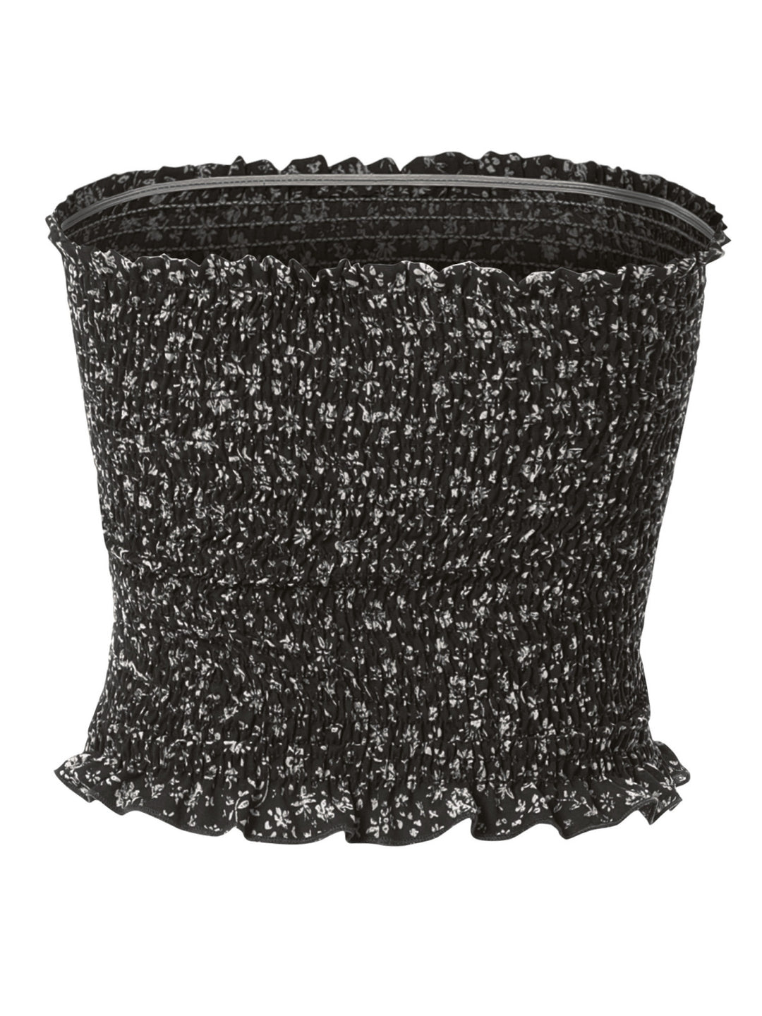 Black Flower Print