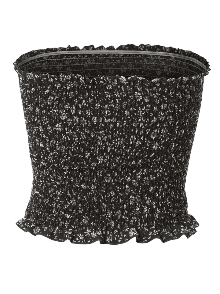 Black Flower Print