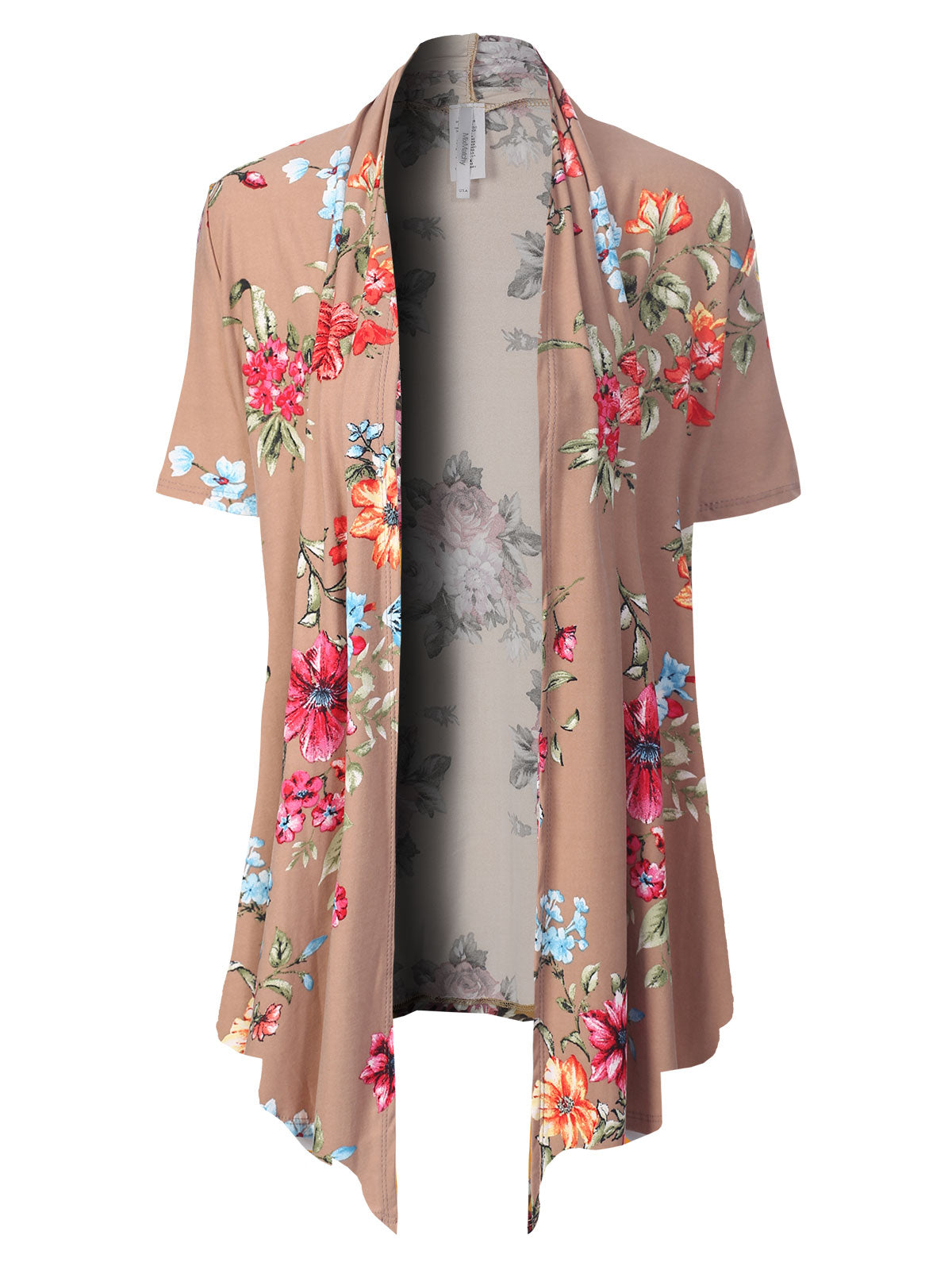 Tan Flower Print