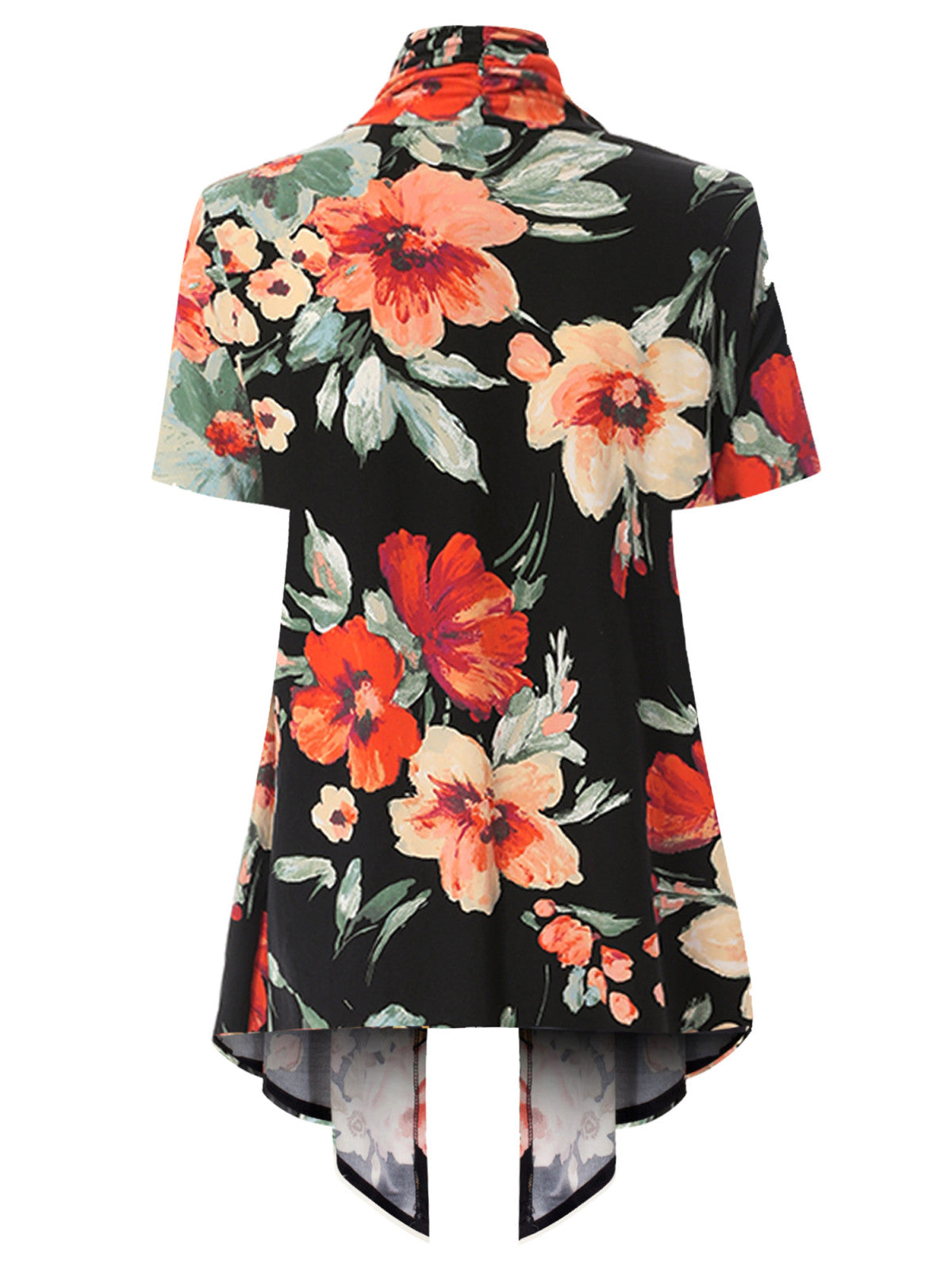 Flower Black/ Orange