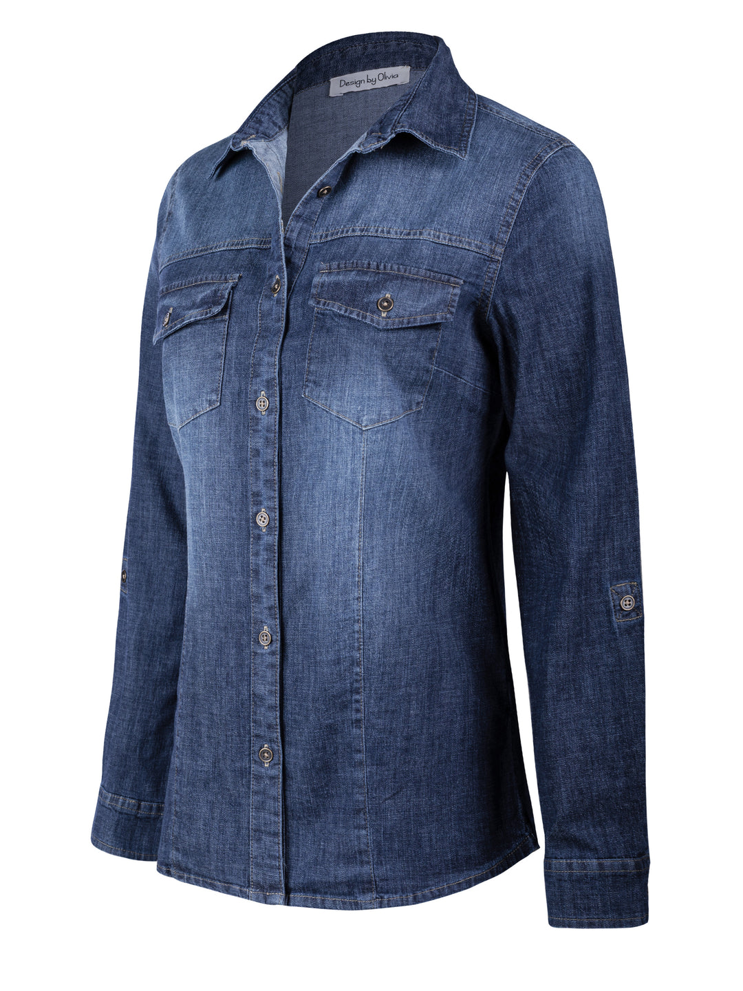 Washed Medium Denim