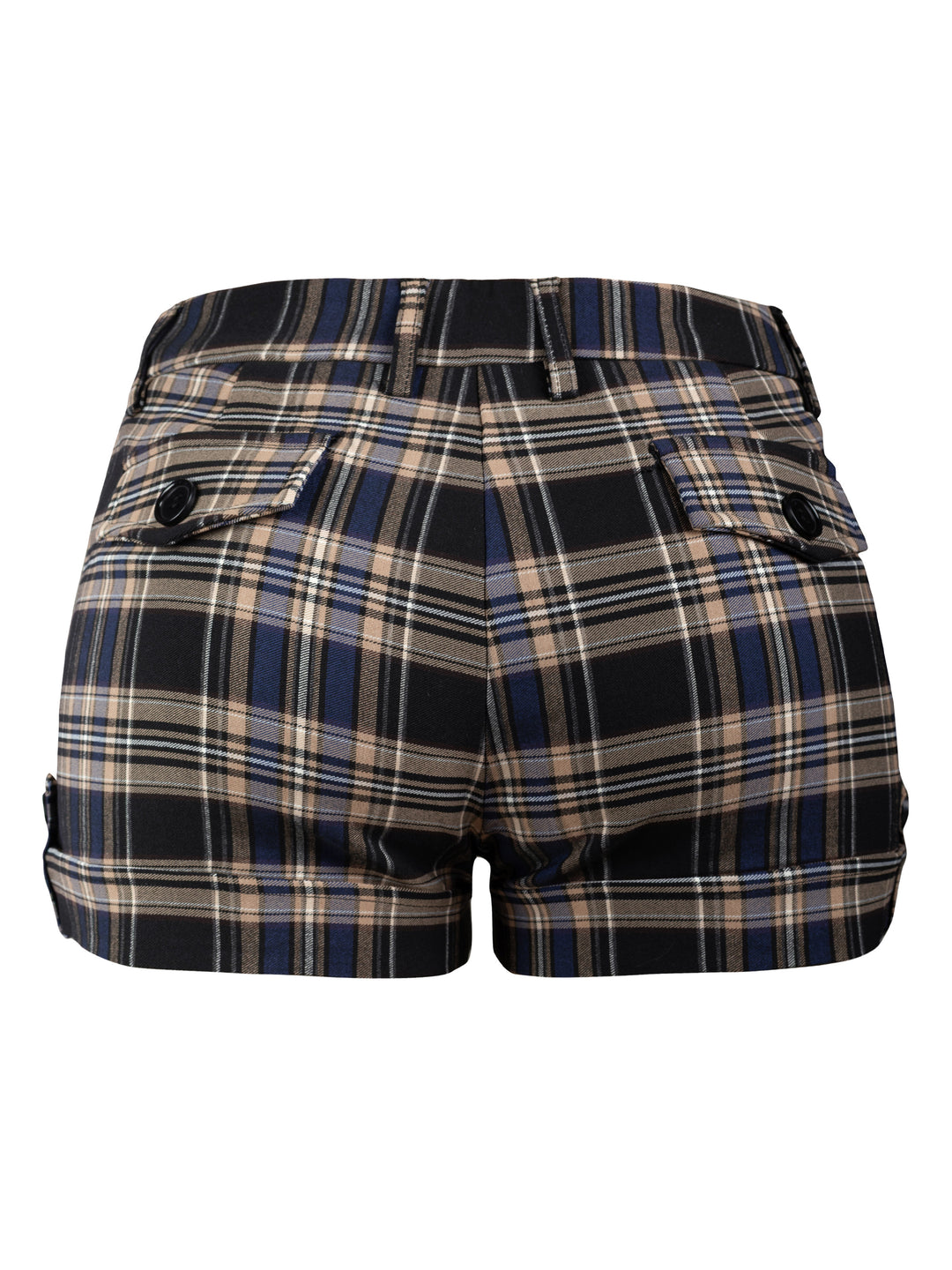 Navy Khaki Plaid