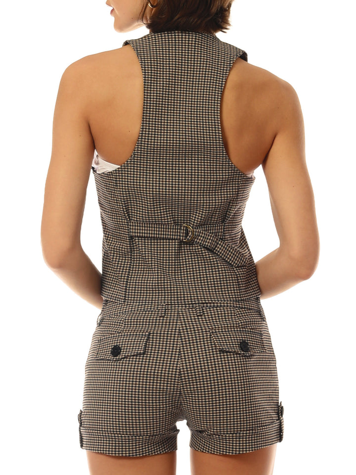 Navy / Brown Plaid