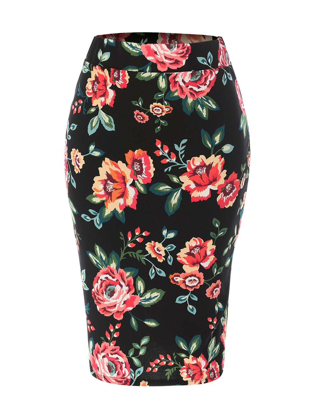 FLO Black Red Print