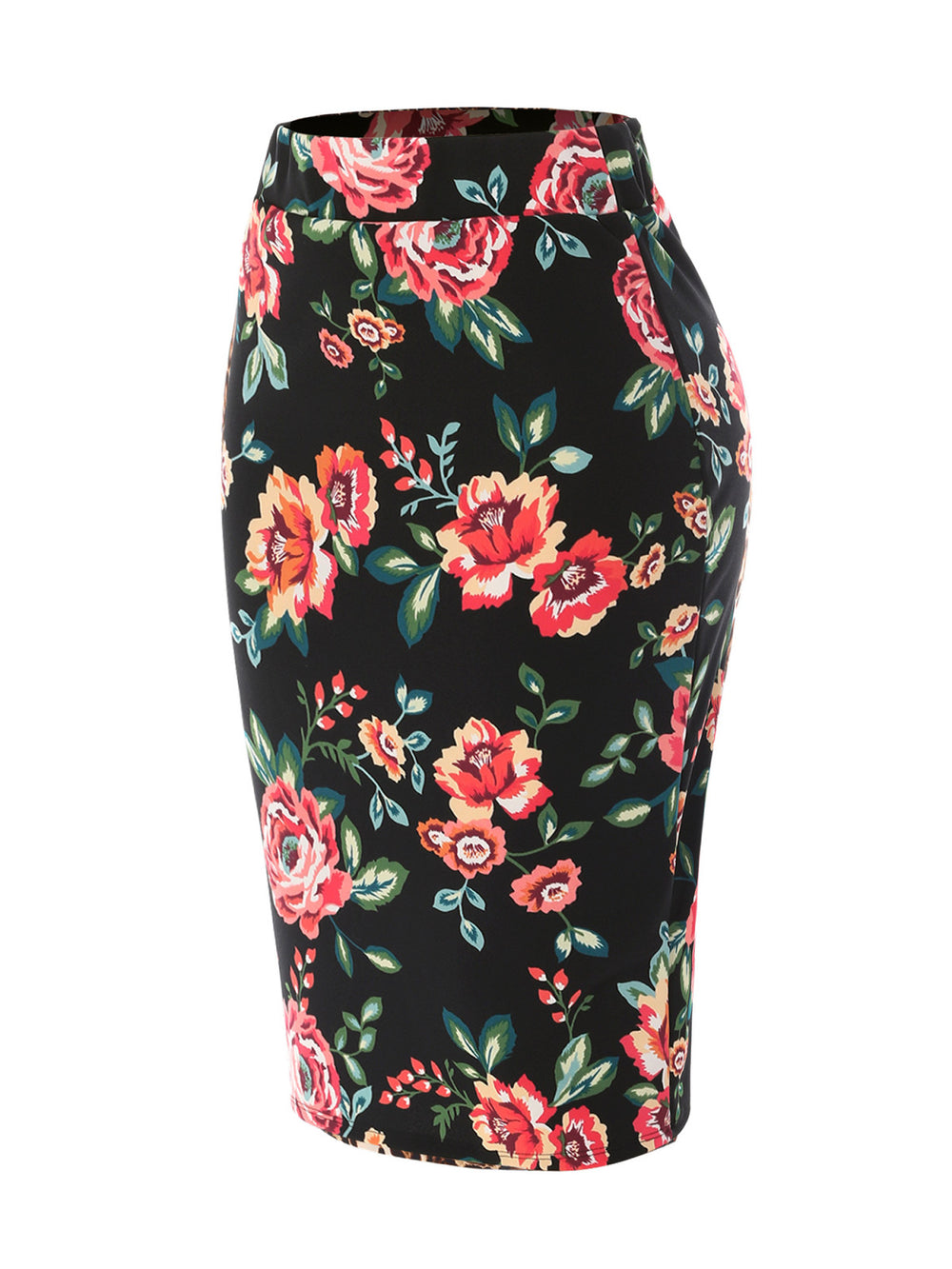FLO Black Red Print