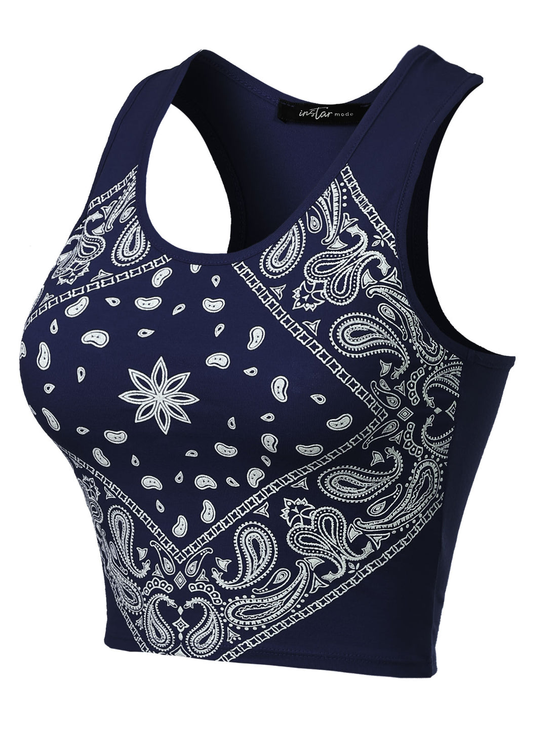 Navy Print